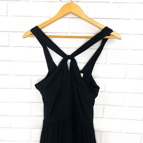 2 for $30 L’AGENCE Venetta Silk Black Silk Dress - Picture 5 of 11